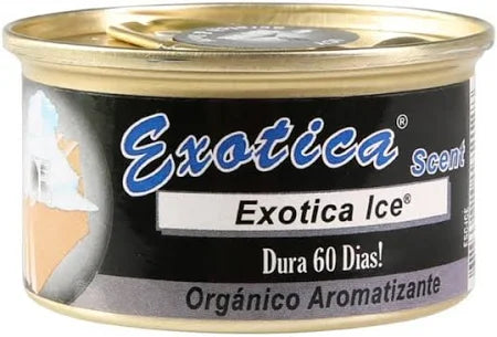 Exotica Ice Car Air Freshener – Long-Lasting Organic Black Ice Scent (Up to 60 Days) | Premium Car Fragrance UAE