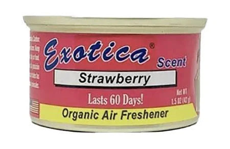 Exotica Strawberry Car Air Freshener – Organic Long-Lasting Scent (Up to 60 Days) | Premium Car Fragrance UAE