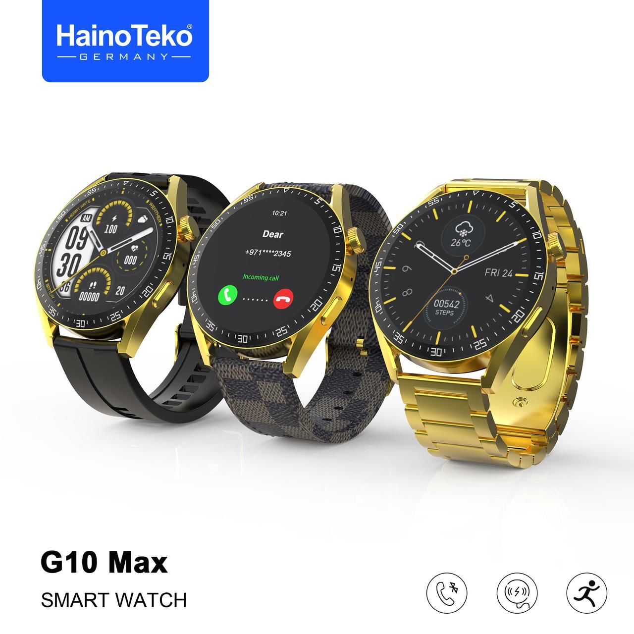 Hainoteko G10MAX 3 Strap Gold Edition